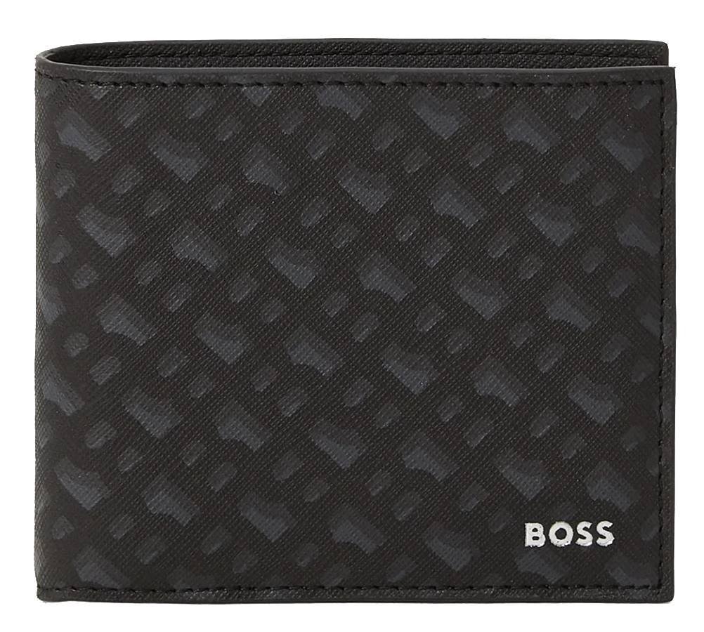 Portfel męski skórzany HUGO BOSS poziomy skóra naturalna czarny