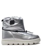 Buty dla dziewczynek - Geox Śniegowce J WILLABOOM GIRL B A J46HWE 0LVNF C0474 S Srebrny - miniaturka - grafika 1