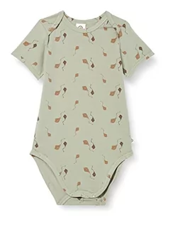 Śpiochy dla niemowląt - Müsli by Green Cotton Dziecięce buty chłopięce S/S Body and Toddler Sleepers, Green Sugar, 56 cm - grafika 1