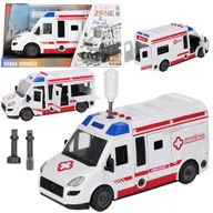 Samochody i pojazdy dla dzieci - Auto, ambulans do skręcania dla dzieci 3+ MEGA CREATIVE - miniaturka - grafika 1