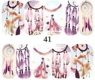 Ozdoby do paznokci - Naklejki wodne na paznokcie - nr 41 - miniaturka - grafika 1