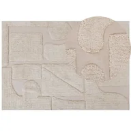 Dywany - Dywan Bawełniany 160 X 230 Cm Beżowy Diyadin - miniaturka - grafika 1