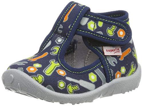 Superfit Spotty wysokie kapcie chłopięce, niebieski - Niebieski Niebieski 80-18 EU