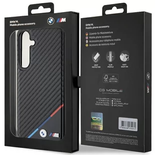 BMW BMHMS24S23PUDTK S24 S921 czarny/black hardcase Carbon Tricolor Line MagSafe - Etui i futerały do telefonów - miniaturka - grafika 8