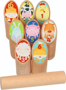 Kubb wikingów w bawełnianej torbie Goki - Gry planszowe - miniaturka - grafika 1