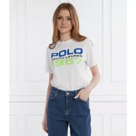 Koszulki i topy damskie - POLO RALPH LAUREN T-shirt - miniaturka - grafika 1