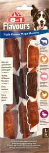 Przysmak 8in1 Triple Flavour szaszłyki do żucia dla psa 160 g - Przysmaki dla psów - miniaturka - grafika 1