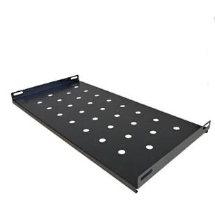 Półka stała rack 19'' 1u 250mm, netrack, czarna - Akcesoria do szaf serwerowych - miniaturka - grafika 1