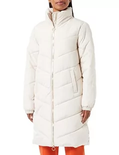 JdY Damska kurtka JDYNEWFINNO Long Padded Jacket OTW New kurtka, Moonbeam/Szczegóły: zamek błyskawiczny Light Gold Zip, M, Moonbeam/Szczegóły: light gold Zip, M - Kurtki damskie - miniaturka - grafika 1