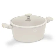 Garnki - Garnek z pokrywką 30 cm FashionTV FTV-0071 Matte Cream Gold Collection - miniaturka - grafika 1