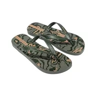 Klapki i japonki męskie - Ipanema Męskie klapki Tropical AD, zielone/beżowe, 38 EU, zielony beż., 38 EU - miniaturka - grafika 1