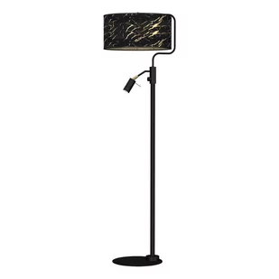 Milagro Lampa stojąca SENSO Black/Gold 1xE27 + 1x mini GU10 MLP7300 - Lampy stojące - miniaturka - grafika 1