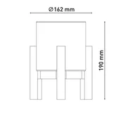 Lampy stojące - Näve Lampa stołowa LED Madita, wysokość 19 cm, naturalny/natur - miniaturka - grafika 1