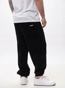Spodnie Sztruksowe MATERIAŁOWE Męskie Czarne JOGGER SZNURKI Jigga Cord L - Spodnie męskie - miniaturka - grafika 1