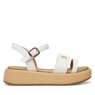 Espadryle damskie - Espadryle Tommy Hilfiger T3A2-33793-0326 S Biały - miniaturka - grafika 1