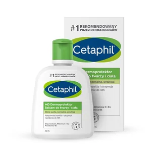 Cetaphil md dermoprotekcyjny balsam nawilżający 250ml - Balsamy i kremy do ciała - miniaturka - grafika 2