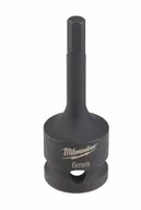 Klucze i nasadki - MILWAUKEE NASADKA UDAROWA 1/2" HEX 6 TRZPIEŃ - miniaturka - grafika 1