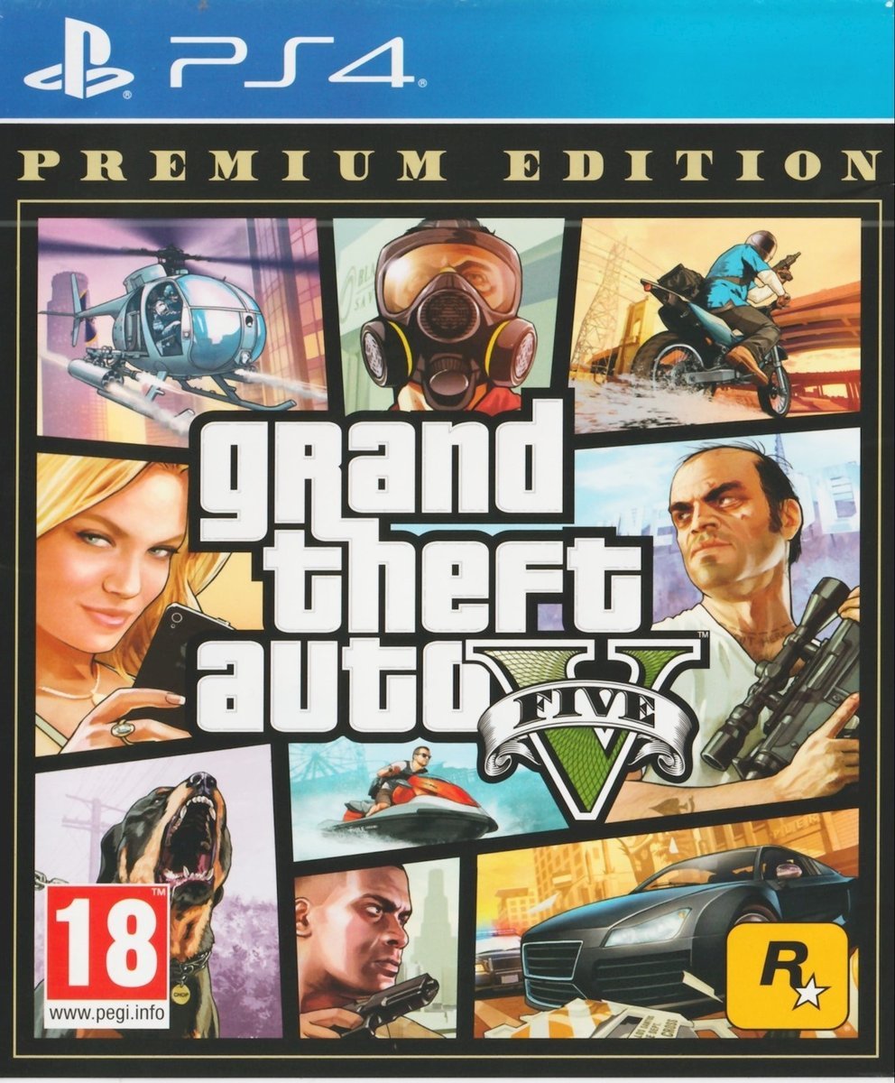 GTA V GRAND THEFT AUTO PREMIUM EDITION PL PS4