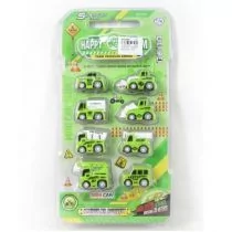 Icom Zestaw autek zielonych 8 szt - Samochody i pojazdy dla dzieci - miniaturka - grafika 1