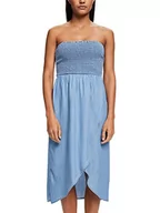Apaszki i szaliki damskie - ESPRIT Moktes sukienka typu komin o wyglądzie dżinsu, Niebieski, średni, sprany, XL - miniaturka - grafika 1