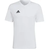Piłka nożna - ADIDAS t-shirt męski treningowy koszulka sportowa Entrada HC0452 biała - miniaturka - grafika 1