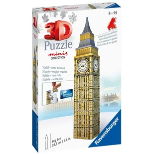 Ravensburger Puzzle 3D 54 Mini budynki: Big Ben - Puzzle - miniaturka - grafika 1