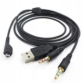 Akcesoria do słuchawek - Kabel Do Steelseries Arctis 3 5 7 9X Ledy! - miniaturka - grafika 1