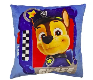 CHASE PSI PATROL DZIECIĘCA Poduszka JASIEK 40 x 40 VELVET DEKORACYJNA - Kołdry i poduszki dla dzieci - miniaturka - grafika 1