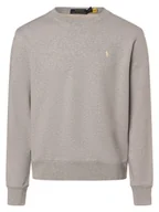 Bluzy męskie - Polo Ralph Lauren Męska bluza nierozpinana Mężczyźni Bawełna beżowy|brązowy jednolity, XL - miniaturka - grafika 1