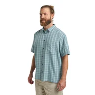 Koszule męskie - Męska koszula z krótkim rękawem Jack Wolfskin MESETA SHIRT M dark navy - S - miniaturka - grafika 1
