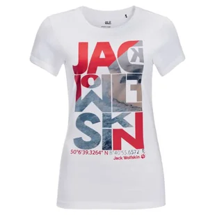 Jack Wolfskin Damska koszulka nawigacyjna - Koszulki i topy damskie - miniaturka - grafika 1