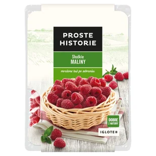 Proste Historie Słodkie maliny 280 g - Mrożonki warzywne i owocowe - miniaturka - grafika 1
