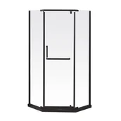 Kabiny prysznicowe - Kabina prysznicowa Durasan Diamond BB DKS-5 BLAC - miniaturka - grafika 1