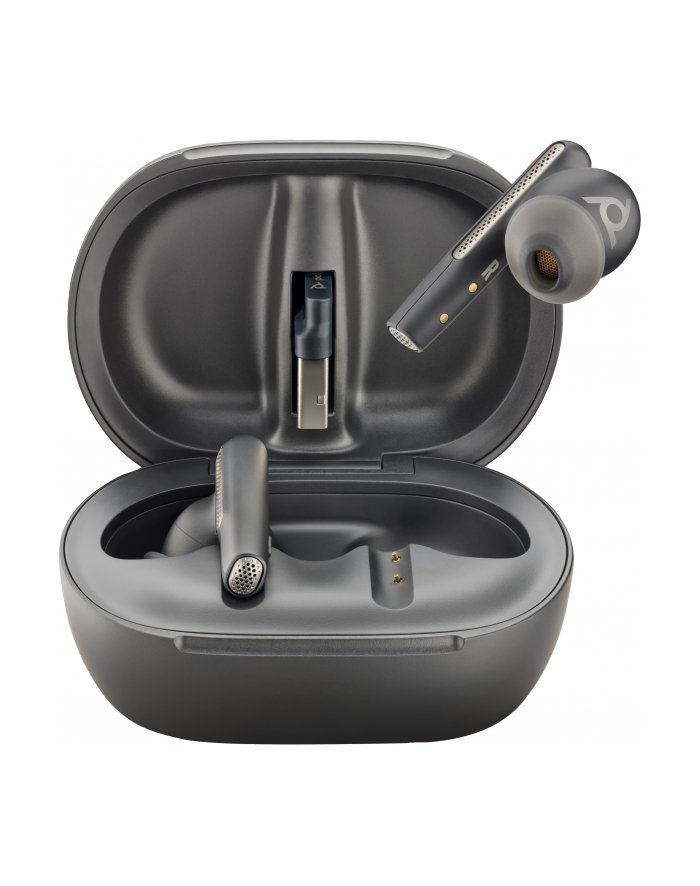 hp inc. HP Poly Voyager Free 60+ UC Black Touchscreen Charge Case for BT700 USB-C Adapter