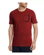 Koszulki męskie - Marc O'Polo Mix M-Shirt Crew-Neck Topy Piżamy Mężczyźni, Czerwony (Dunkelrot 507), S - miniaturka - grafika 1