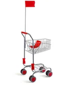 Zabawki AGD - Legler Wózek zakupowy - 3+ - miniaturka - grafika 1