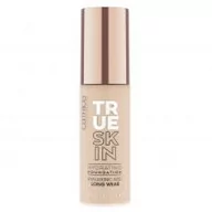Podkłady do twarzy - Catrice TRUE SKIN HYDRATING FOUNDATION - Podkład nawilżający - 30ml - 010 COOL CASHMERE - miniaturka - grafika 1