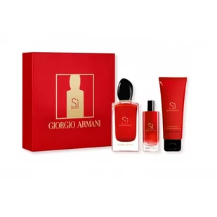 Giorgio Armani, Si Passione, zestaw kosmetyków, 3 szt. - Zestawy perfum damskich - miniaturka - grafika 1
