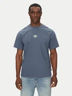 Koszulki męskie - Quiksilver T-Shirt EQYZT08017 Granatowy Relaxed Fit - miniaturka - grafika 1
