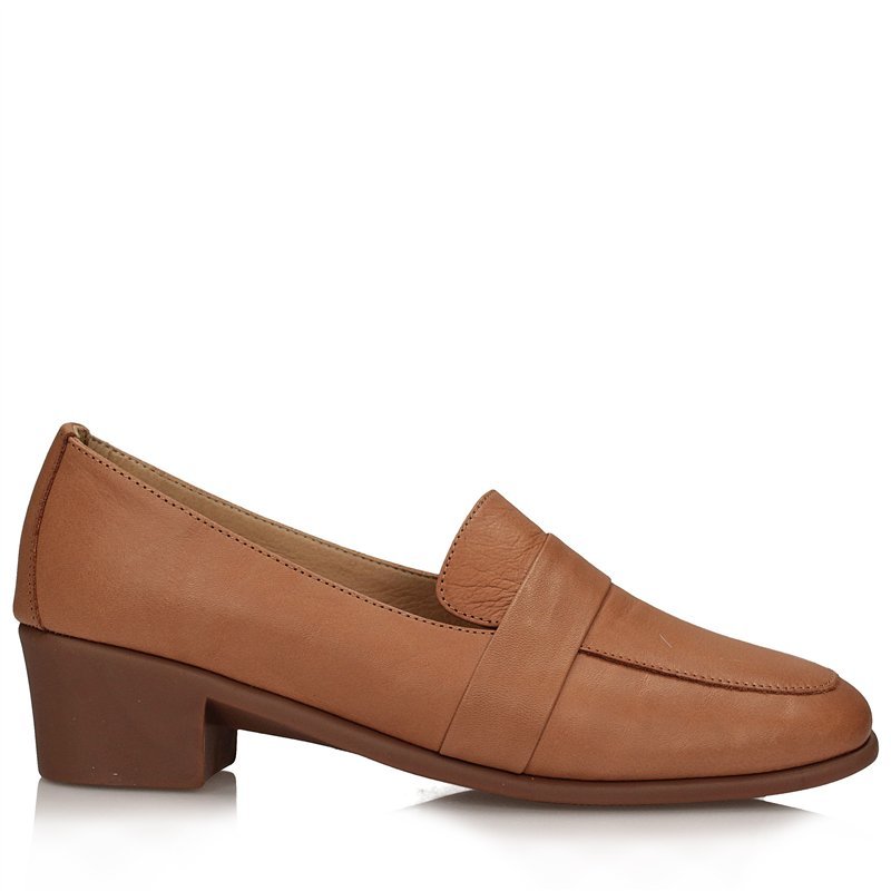 Stylowe rude czółenka damskie Toscanio ALBI 25143223 - 39