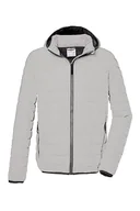 Kurtki męskie - G.I.G.A. DX Męska kurtka pikowana/kurtka przejściowa z odpinanym kapturem GS 84 MN QLTD JCKT, ciemny kamień, M, 43131-000 - miniaturka - grafika 1