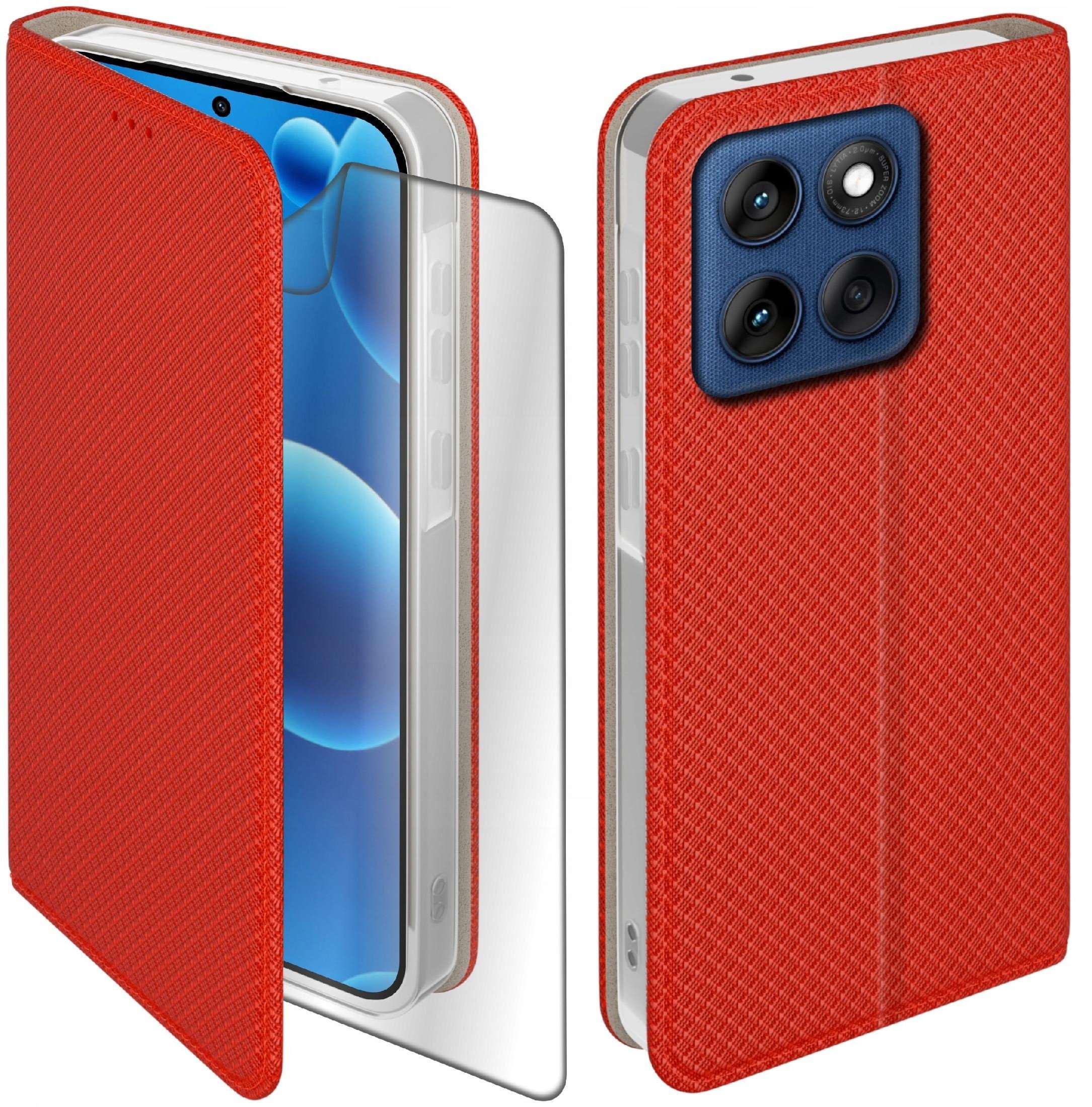 Etui z klapką do Motorola Edge 60 60 Fusion Zamykane Futerał + Folia