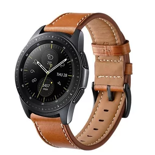 Opaska Pasek Bransoleta Leather Samsung Watch 42Mm 3 41Mm 4 40/44Mm Active Huawei Watch Gt 2 / 3 42Mm Amazfit Gts 1 2  2E Mini Garmin Venu / Sq Brąz.. - Akcesoria do smartwatchy - miniaturka - grafika 1