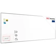Biuro i firma OUTLET - Tablica CERAMICZNA porcelanowa suchościeralna magnetyczna biała 350x120 cm P3 - miniaturka - grafika 1