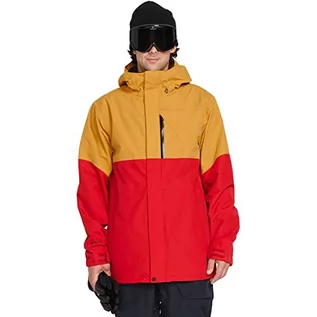 Kurtki narciarskie - Volcom Męska kurtka L Gore-tex Jacket, karmelowa, S, karmel, S - grafika 1