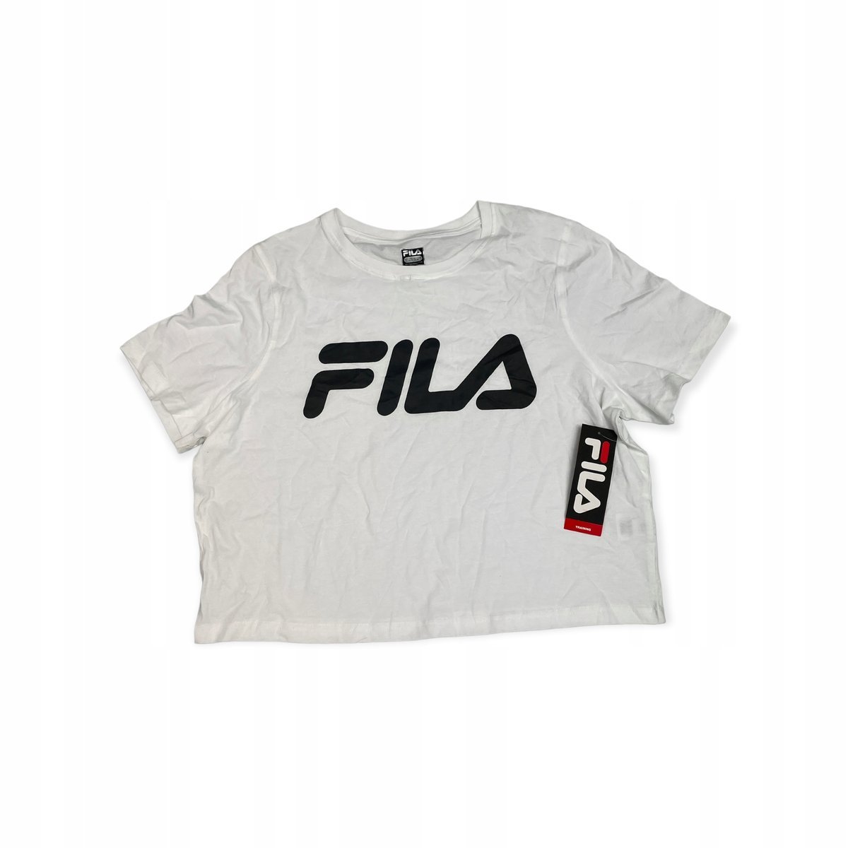 Biała bluzka damska krótki rękaw FILA L