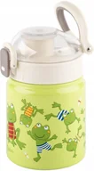 Bidony dla dzieci - Bidon na wodę dla dziecka z rączką Żabka 400ml Sigikid - miniaturka - grafika 1