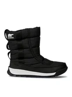 Buty dla dziewczynek - Sorel Śniegowce Youth Whitney II Puffy Mid NY3873 Czarny - miniaturka - grafika 1