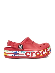 Crocs Klapki C-BAYABAND CLOG T 211683-6EN Czerwony - Buty dla chłopców - miniaturka - grafika 1