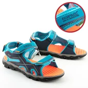 Buty dla chłopców - Sandały młodzieżowe Regatta Kota Drift niebieskie sportowe lekkie-39 - REGATTA - miniaturka - grafika 1